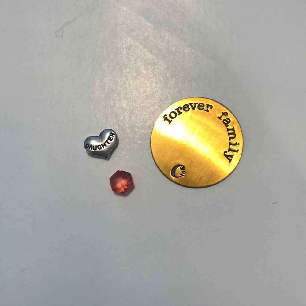 Charms and Forever Family plate